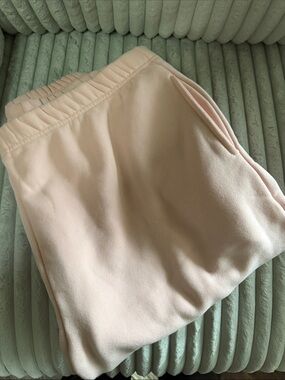 PARKE Women's Soft Pink Elastic-Waist Joggers